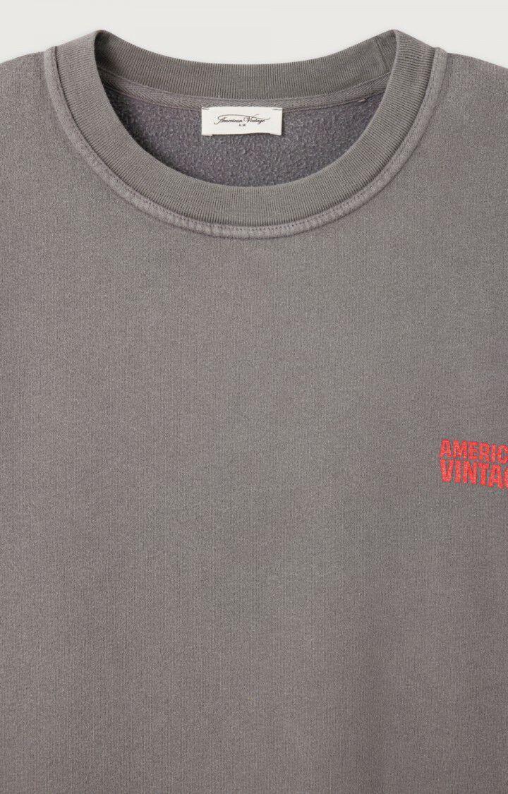American Vintage Plizzy Sweatshirt Herren grau – Produktansicht 6